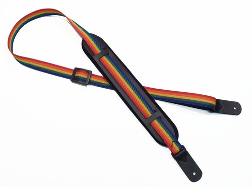 Rockabillty Skinny Guitar Strap w/neoprene shoulder pad 42 Different Styles - Picture 10 of 55