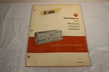 MOTOROLA DC REMOTE CONTROL CONSOLE 120 VAC OPERATION MANUAL 68P81008E30-A