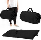Futon Mattress Floor Roll Up Mattress Washable Cover with handles and zip
