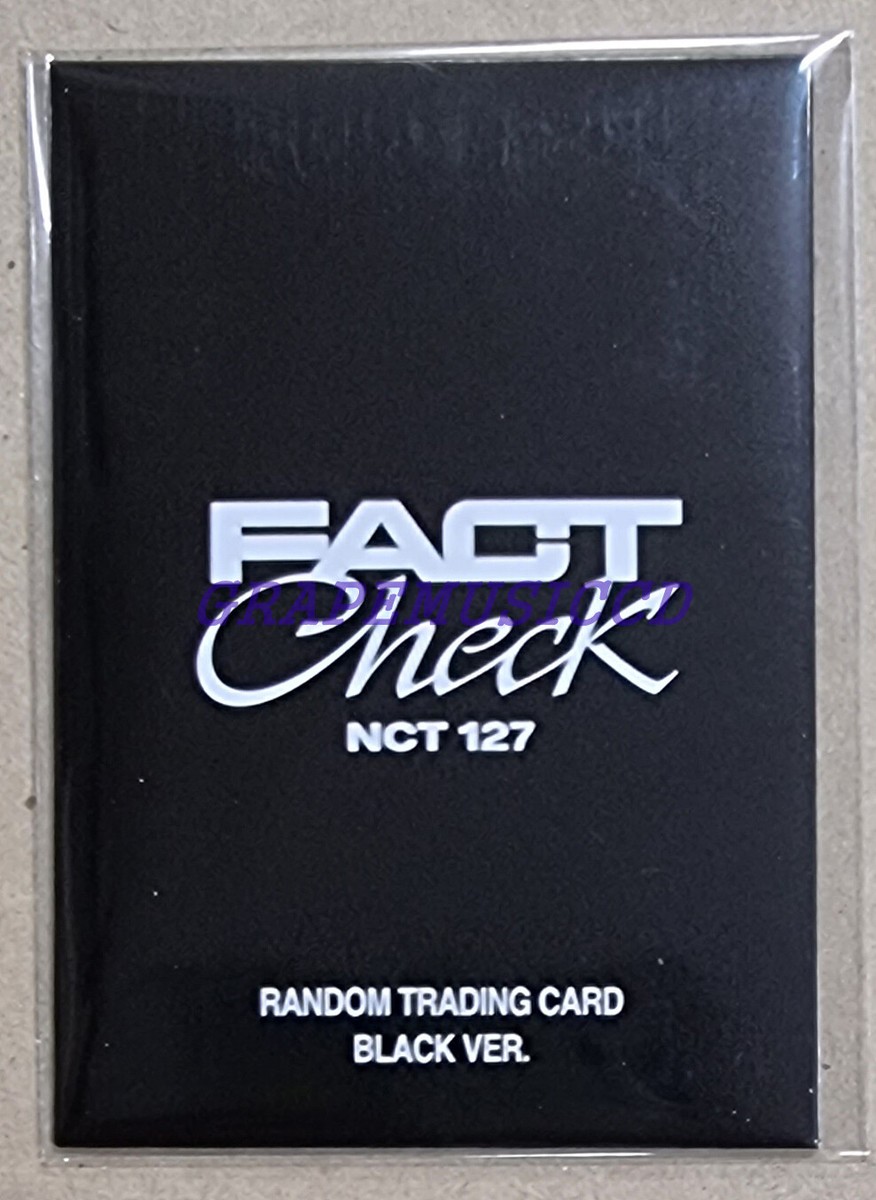 NCT 127 Fact Check SMTOWN OFFICIAL MD GOODS PHOTOCARD RANDOM NCT 127 Fact Check SMTOWN OFFICIAL MD GOODS PHOTOCARD RANDOM