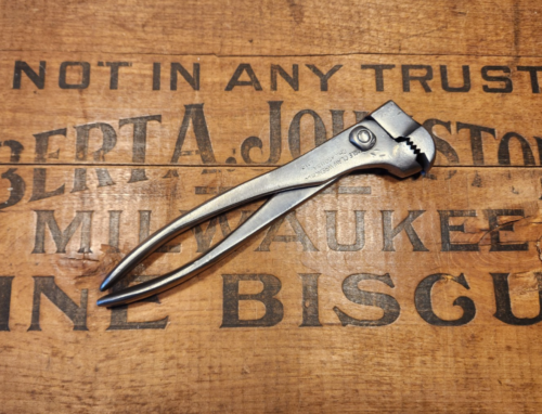 Eagle Claw Wrench Co. 7" Pliers Chicago Patent 1912 Vtg Antique
