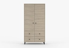 Kinderschrank Schrank Kleiderschrank Kinderzimmer Jugendzimmer  FOX 4S2D 06