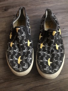 ben sherman leigh slip on canvas trainers