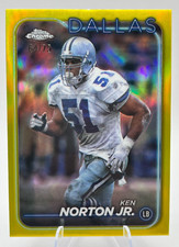 2024 Topps Chrome Football Ken Norton #51 Yellow /75 - Cowboys