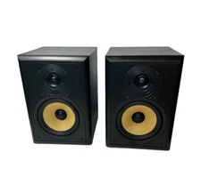Pair Of B&W CDM2 Bookshelf Speakers Black  CDM-2