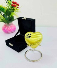 Yellow Pet Urn - Pet Urns - Pet Urns for Dogs Ashes - Dog Urn - Dog Urns for Ash