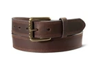 ARIAT WORK Men's Triple Stitch Brown Dark Copper Leather Belt NEW 2025