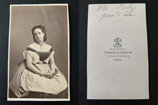 Charlet & Jacotin, Paris, Lovely dans Peau d'âne Vintage albumen print CDV.