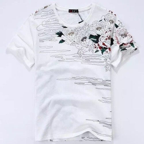 Japanese Dragon Tiger Men's T-Shirt Asian Mafia Tattoo Style Print Yakuza - Picture 5 of 19