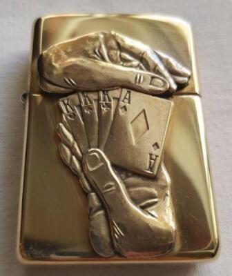 Zippo Surprise Full House Barrett Smith 254BBS Lighter July 1996