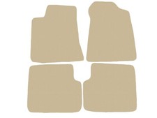 Beige Fußmatten Velour für Toyota Corolla E12 2001-2007 Autoteppiche, 14xRand