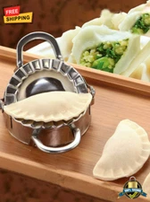 1 pc Stainless Steel Dumpling Mold - Easy-to-Use Dumpling Maker for Home Cooking