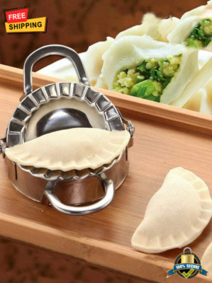 1 pc Stainless Steel Dumpling Mold - Easy-to-Use Dumpling Maker for Home Cooking