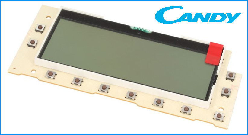 Scheda Elettronica Display per Lavatrice Candy Ricambi Hoover Zerowatt EVO GOE