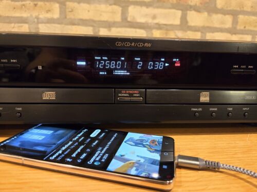 Sony RCD-W1 Dual CD Recorder w/remote ,,serviced,, Fully Functional Bonus!! - Picture 6 of 10