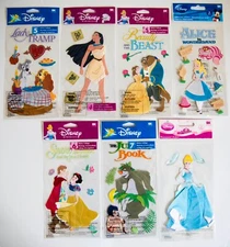 Jolee's Disney Stickers, Princess & More Theme,  You Pick, some Rare!