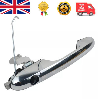 Poignée De Porte Extérieure Chromée Côté Conducteur Pour Fiat 500 (2007-2018) - Côté Droit (RH UK)