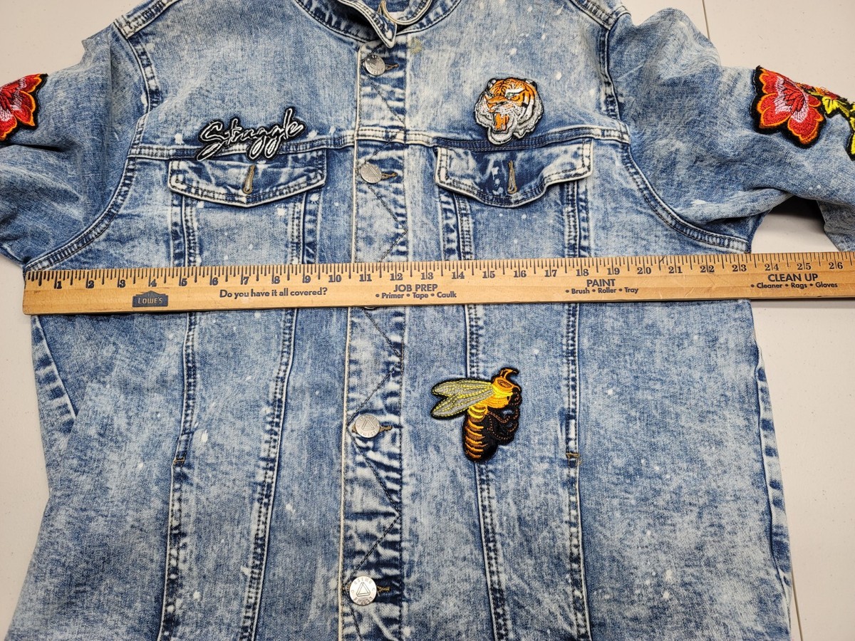Rsine Vtg Embroidered Tiger Rose Bee Beautiful Struggle Rsine Vtg Embroidered Tiger Rose Bee Beautiful Struggle