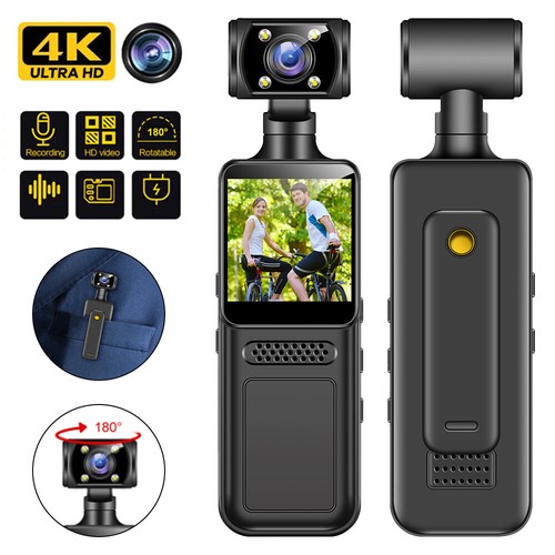 2025 1080P Audio Video DVR IR Night Cam WIFI Camcorder Mini Police Body Camera - Picture 4 of 27