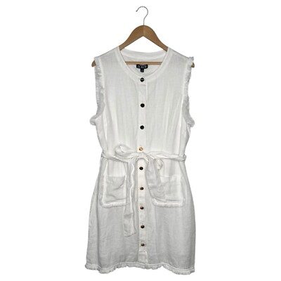 spaghetti strap knee length dress Los Angeles Apparel main image 1