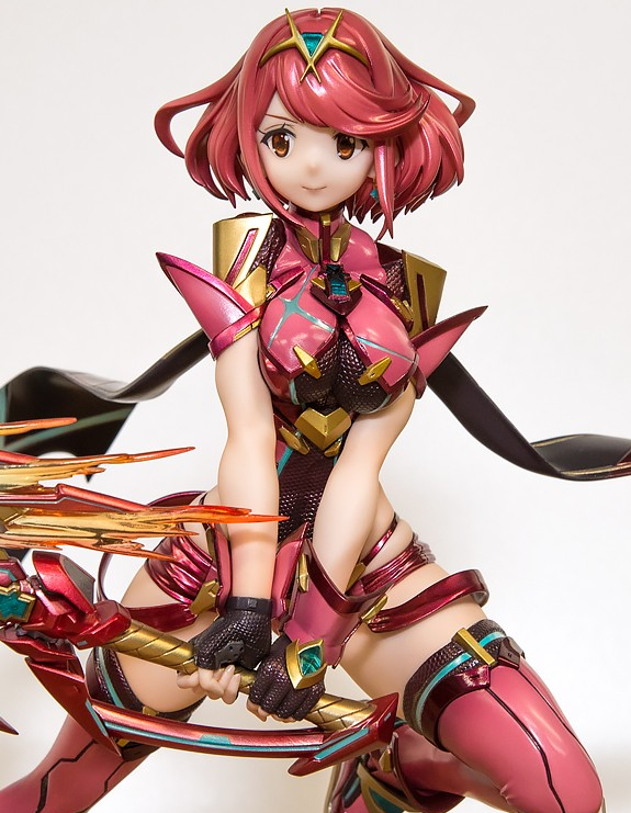 Xinchangda 2 figuras de acción de Xenoblade de 21 cm de anime Mythra Hikari y Pyra Homura, estatua coleccionable, decoración de escritorio, regalos para fans