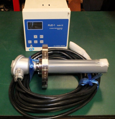 NEW!  NIB FUJI FUD-1 ULTRASONIC ENGINEERING DATA TRANSMITTER WITH METER & SENSOR