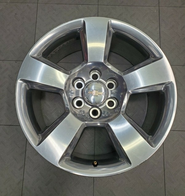 Chevrolet Silverado 1500 Polished 20 Inch OEM Wheel 20142017 for sale