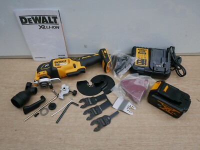 DeWALT DCS355M1 18V XR Multitool Kit 1x4 AH + Zubehörset & TSTAK Koffer