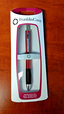 Franklin Covey Hinsdale Red Multi-Function Pen with Pencil -- DAMAGED BOX