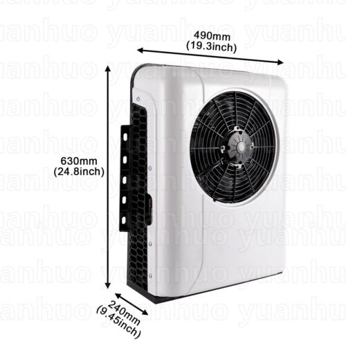 Universal 12V Truck Air Conditioner 12000 BTU Split AC Fits Semi Bus RV Caravan - Foto 11 di 12