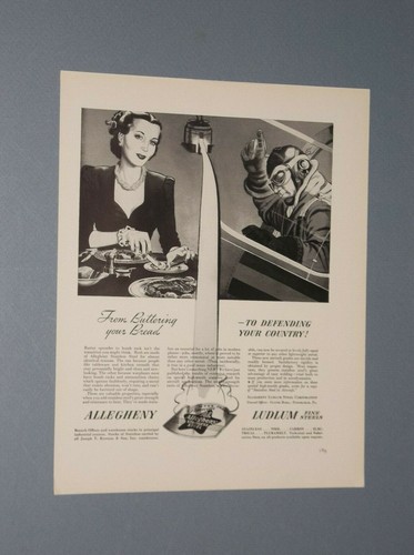 9 1934-1945 ALLEGHENY LUDLUM STEEL ANUNCIOS LLEGHENY METAL LUDLUM STEEL COMPANY ANUNCIOS - Imagen 5 de 6