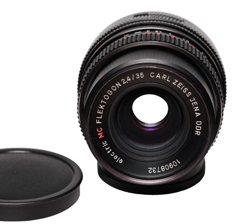 Carl Zeiss Jena MC 'Flektogon' f/2.4 35mm Lens & M42-FX Mount
