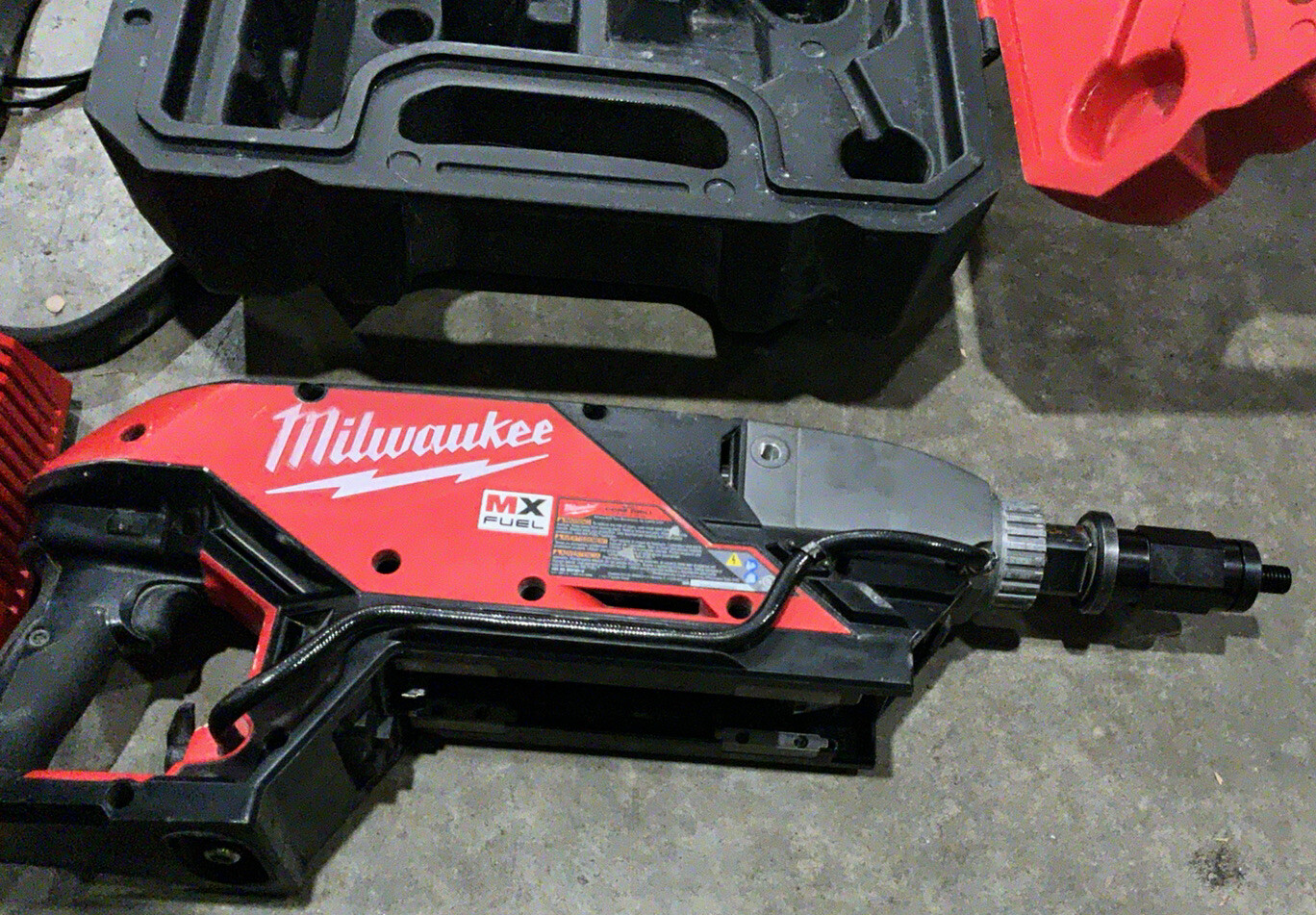 Milwaukee MX FUEL Handheld Core Drill Kit w Core Stand MXF301 Charger