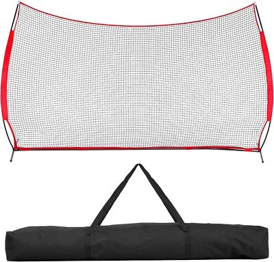 Barricade Backstop Lacrosse Net Baseball Softball Practice Tool 10'x16' / 9'x12'