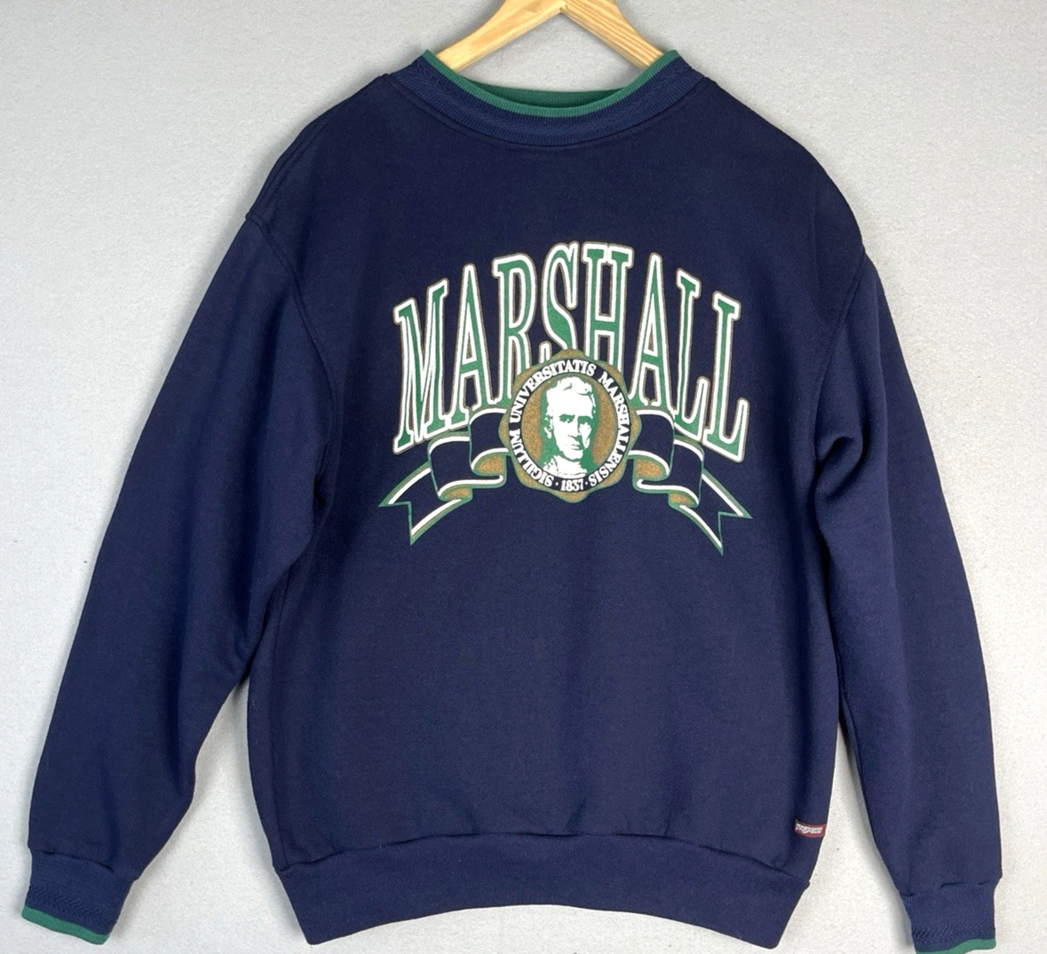 Vintage Jansport Marshall University Sweatshirt Crewneck Made in USA Size Large