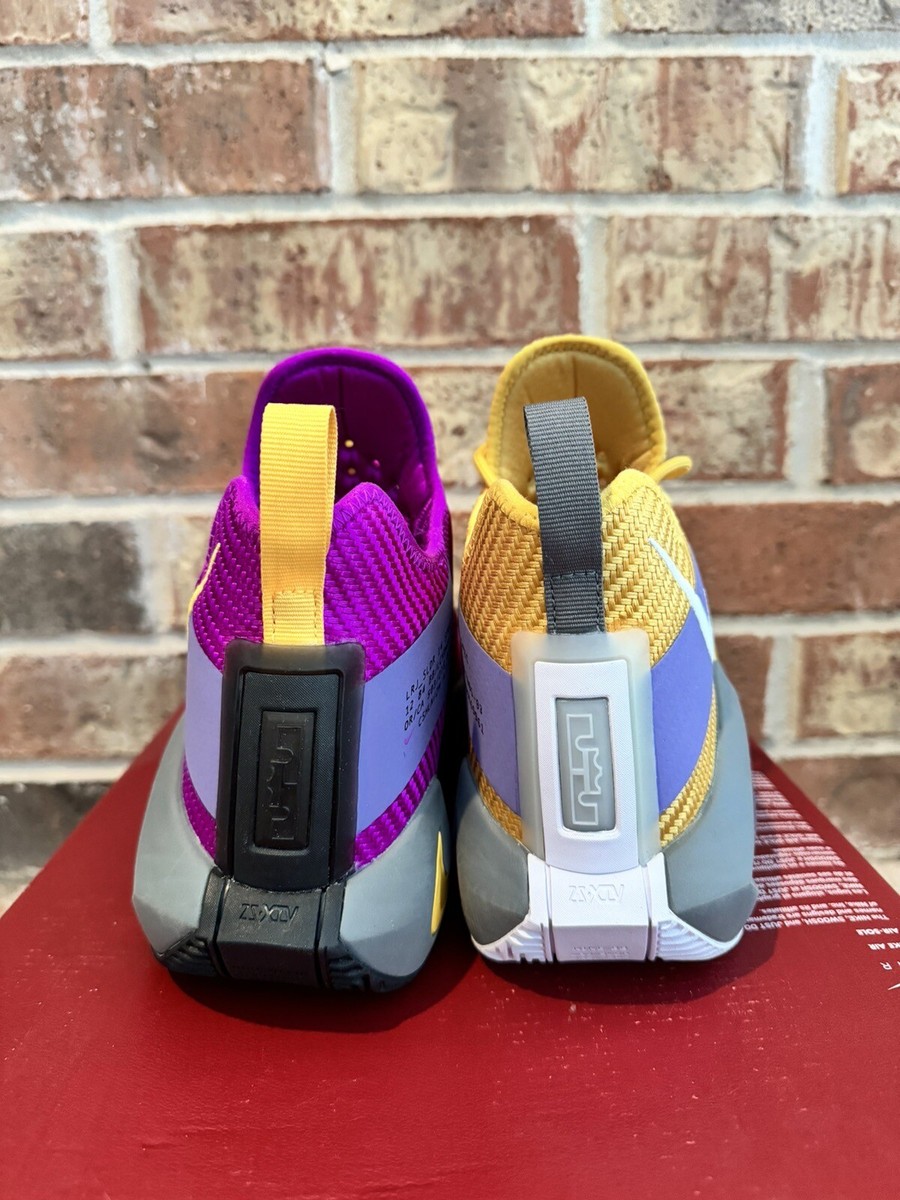 LEBRON SOLDIER XIV VIVID PURPLE SOLAR FLARE LAKERS SNEAKERS LeBron Soldier XIV Vivid Purple/Solar Flare LAKERS Men main image 4
