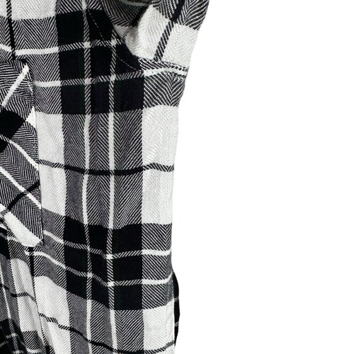 RAILS Hunter Plaid Shirt in Navy Snow Forest Long Sleeve Buttoned Women's Small - Picture 13 of 24