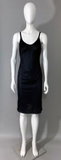 1970s Women's "Sears..The Doesn't Slip" Black Minimal Slip Dress