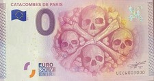 Ticket 0 Euro The Catacombs Paris France 2015 Number 3000