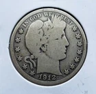 1912  Barber Half Dollar