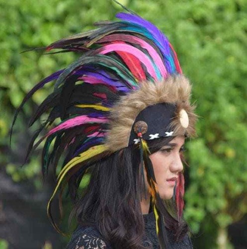 Headdress Costume Warbonnet Mohawk 