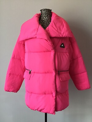 River Island Oversized Quilted Shawl Collar Padded Jacket Coat