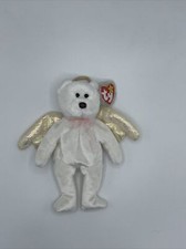 Ty Beanie Babies Halo the Angel Bear Toy 1998 