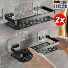 2x Duschregal ohne Bohren Duschablage Badregal Küchenregal Badezimmer Organizer