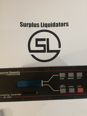 Spectral Dynamics SD 1800 Screening Controller SD1800