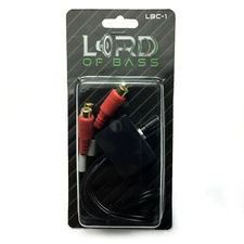 Universal Car Bass Amplifier Remote Level Control Knob Stereo RCA Input & Output