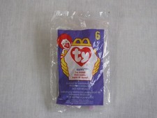 NIP Vtg McDonald's Ty Teenie Beanie Babies Happy 6, 1998, Tag Error 1993 rr