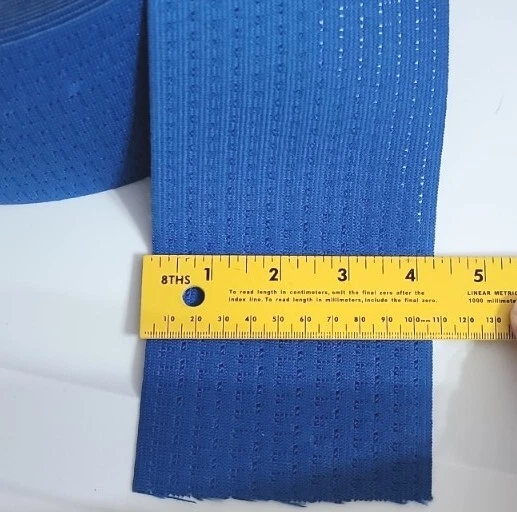 Cinturón corsé elástico a granel 35 yardas azul brillante de 4" de ancho para coser cosplay lolita Foto 3 de 3