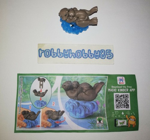 DV138 LONTRA + BPZ KINDER SORPRESA ITALIA 2019/2020 NATOONS ANIMALI ACQUATICI - 第 1/1 張圖片