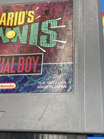 Mario's Tennis w/Manual - Nintendo Virtual Boy - Tested